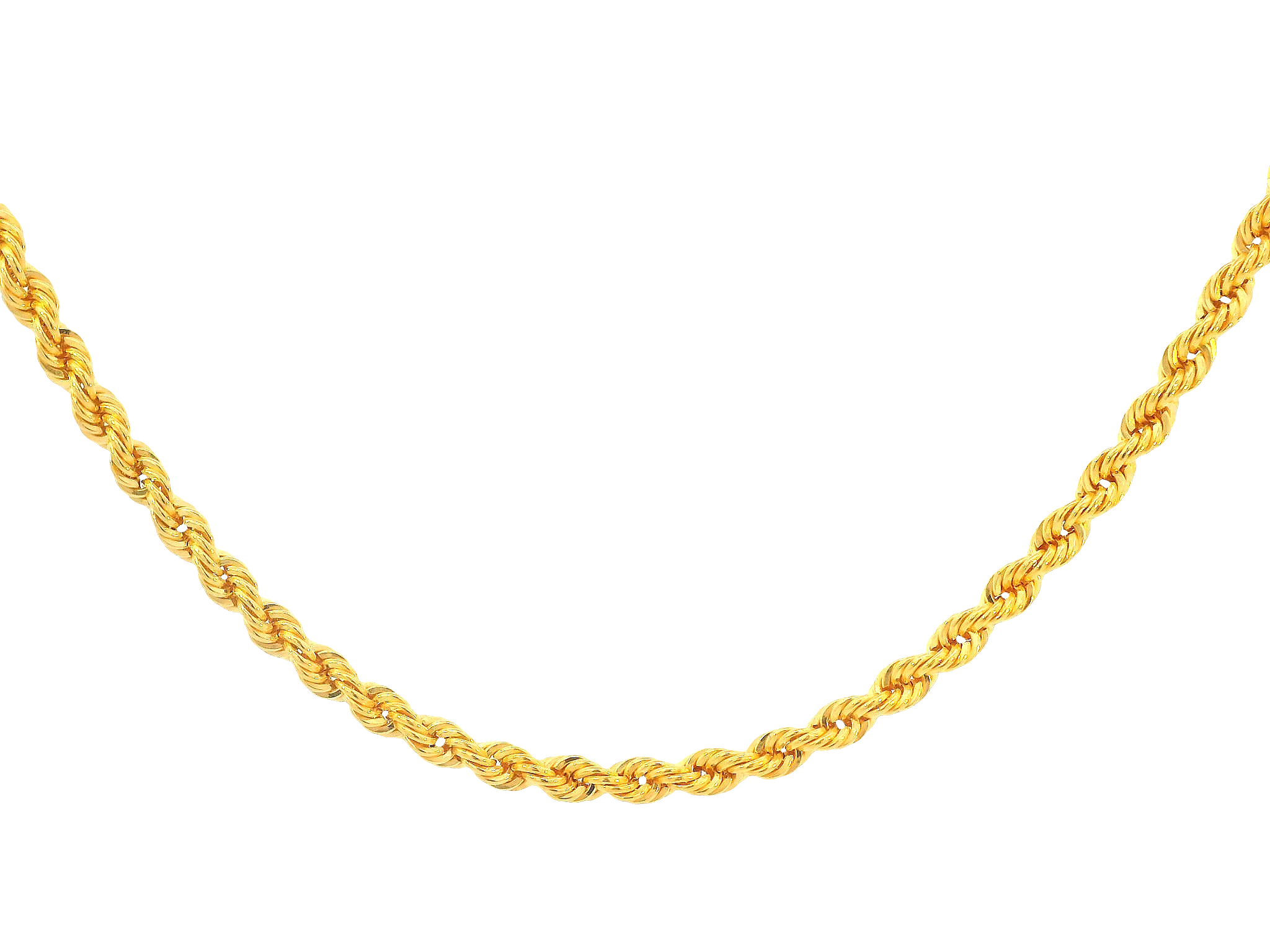 22K Yellow Gold Chain with Lobster Lock