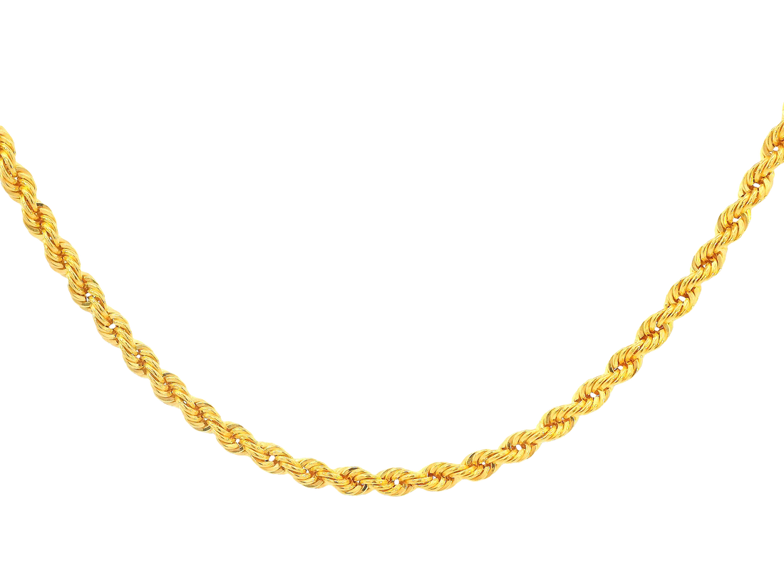 22K Yellow Gold Chain with Lobster Lock
