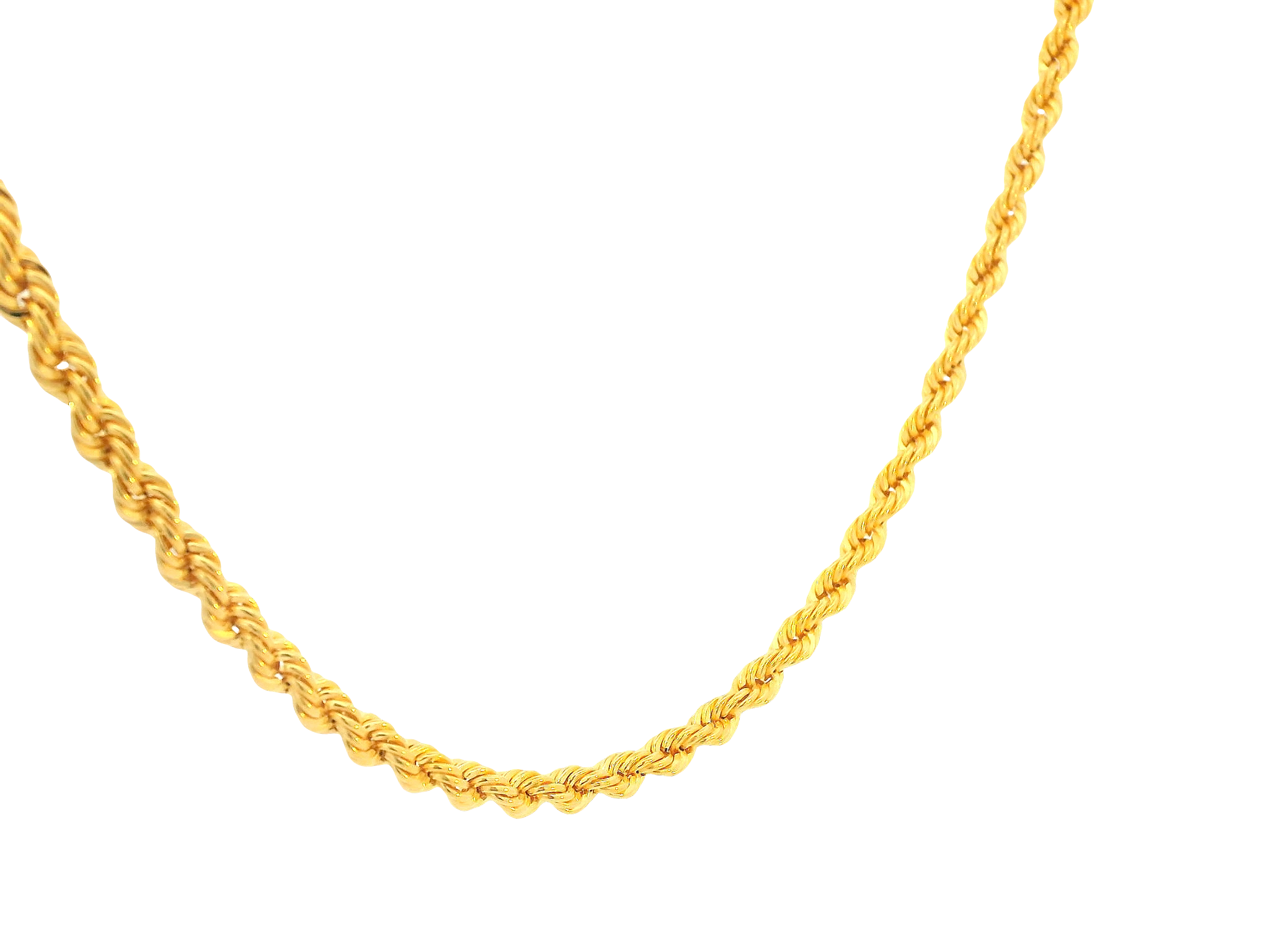 22K Yellow Gold Chain with Lobster Lock