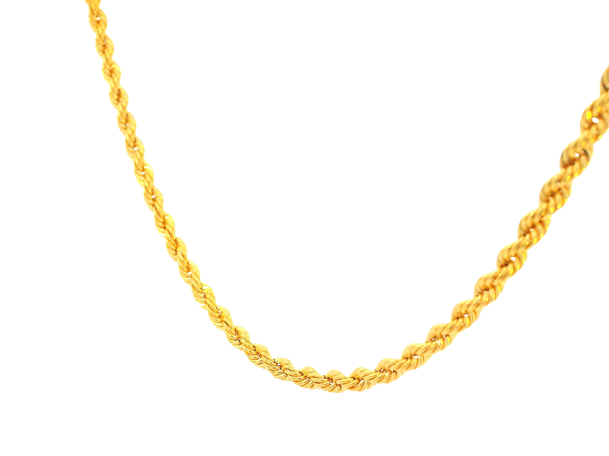 22K Yellow Gold Chain with Lobster Lock