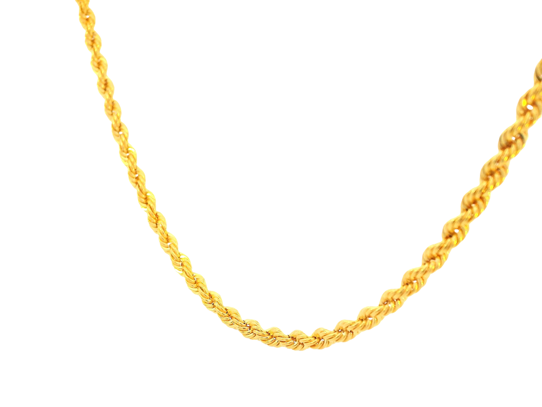 22K Yellow Gold Chain with Lobster Lock