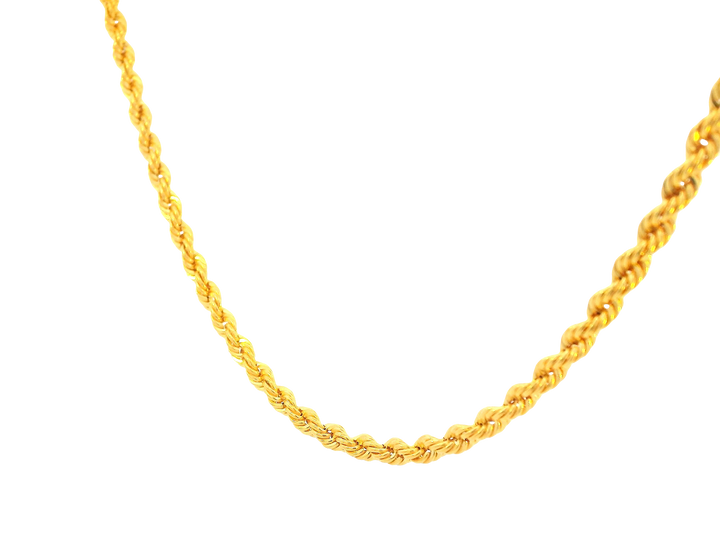 22K Yellow Gold Chain with Lobster Lock