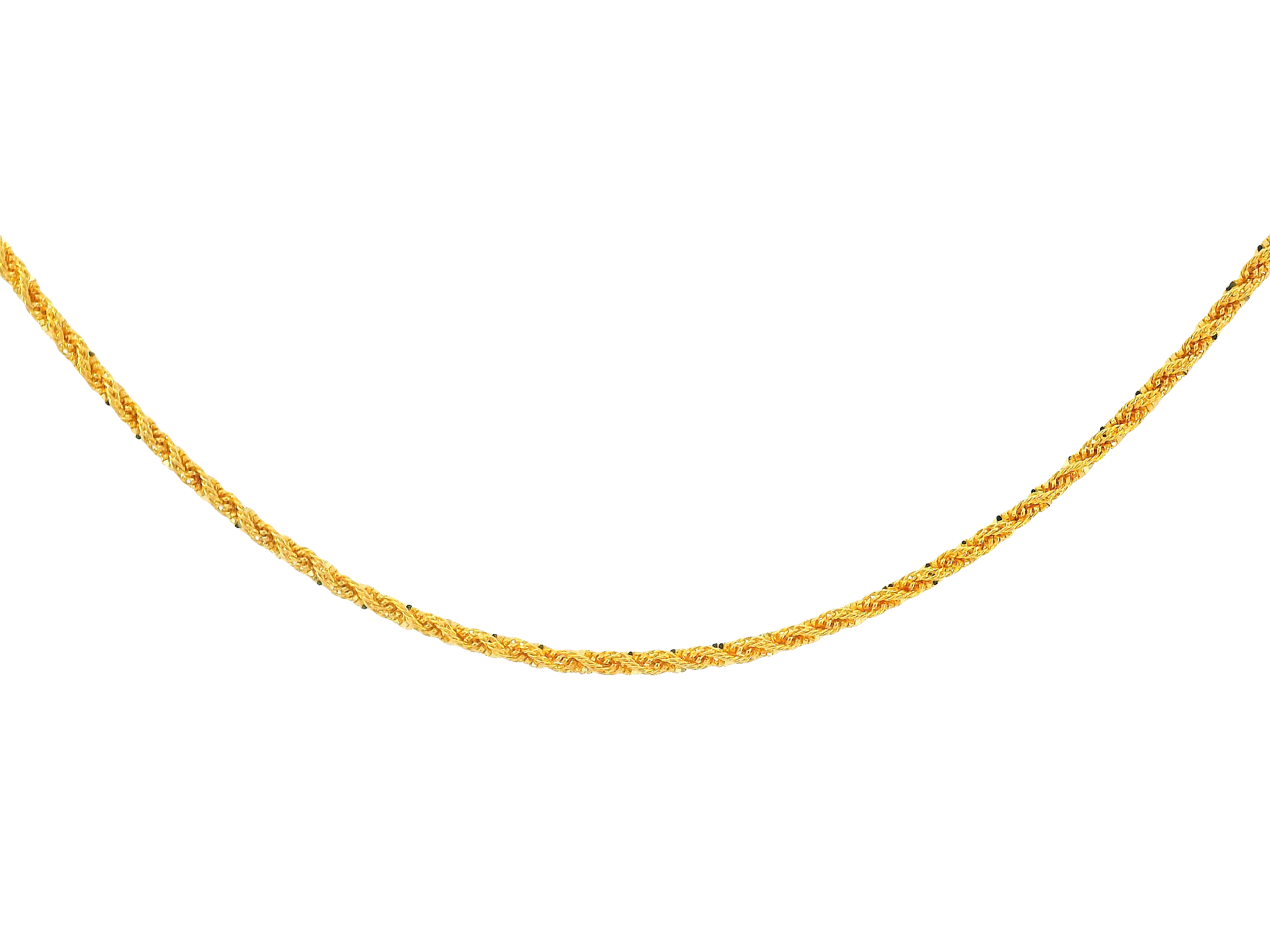 22K Yellow Gold Chain with Lobster Lock