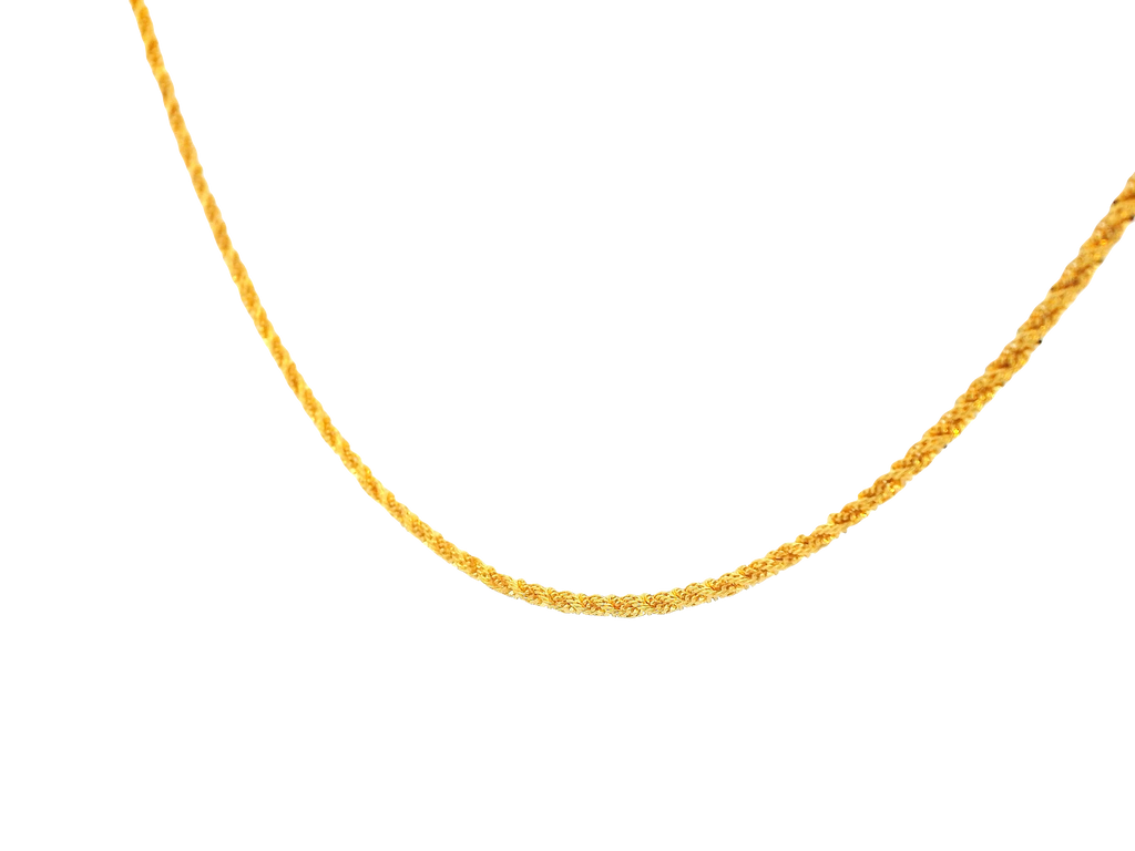 22K Yellow Gold Chain with Lobster Lock