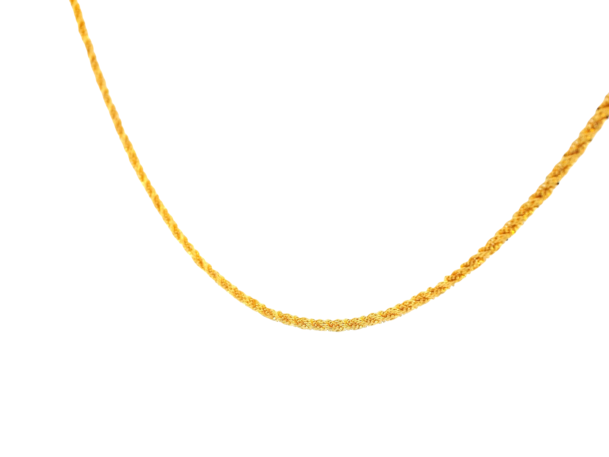 22K Yellow Gold Chain with Lobster Lock