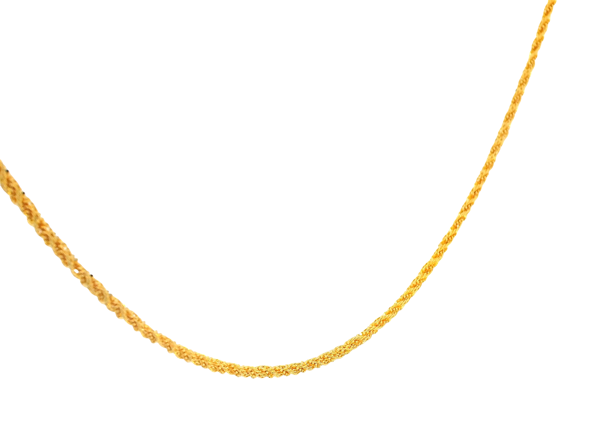 22K Yellow Gold Chain with Lobster Lock