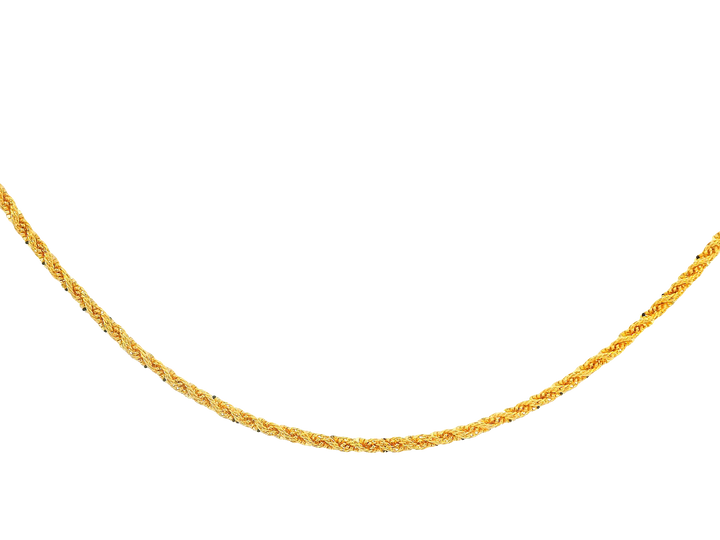 22K Yellow Gold Chain  with Lobster Lock