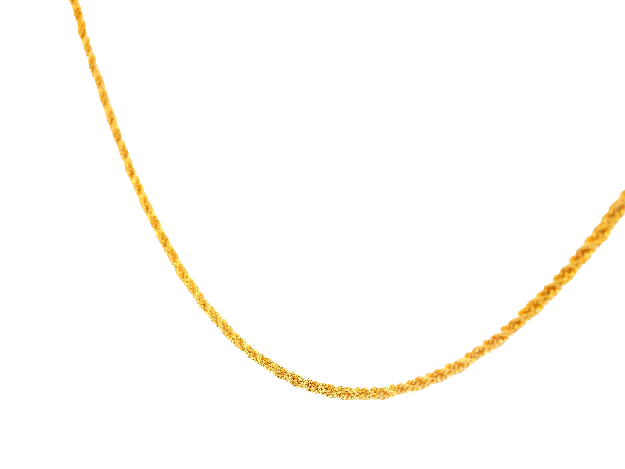 22K Yellow Gold Chain with Lobster Lock