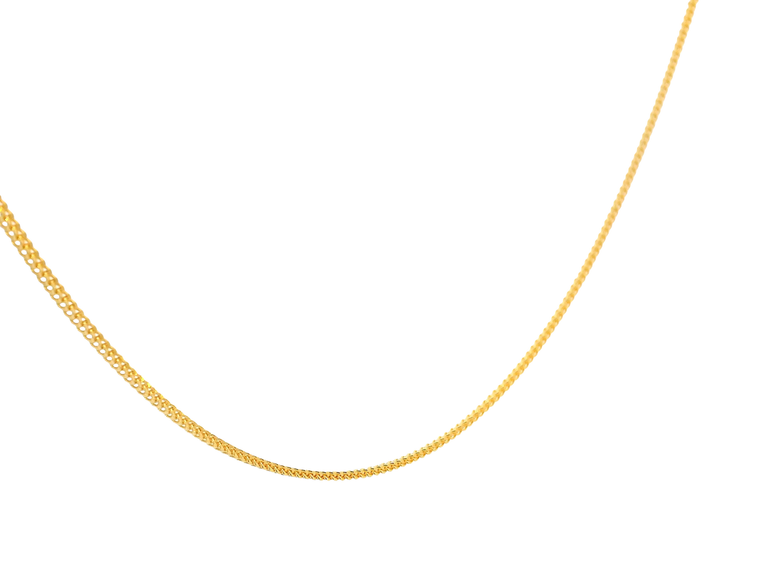 22K Yellow Gold Chain with Lobster Lock