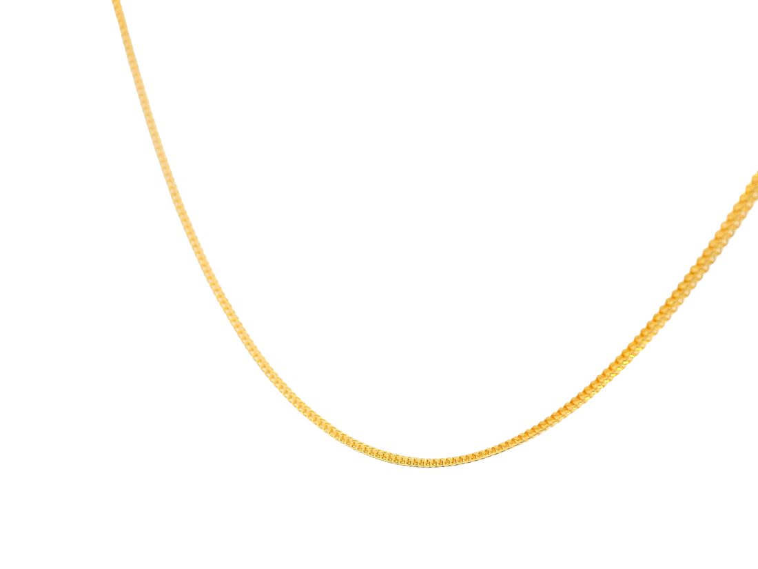 22K Yellow Gold Chain with Lobster Lock