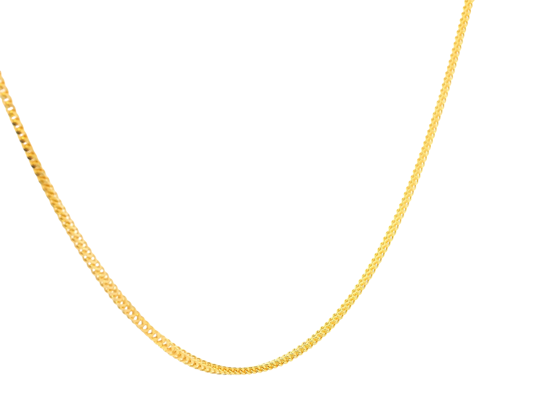 22K Yellow Gold Chain  with Lobster Lock