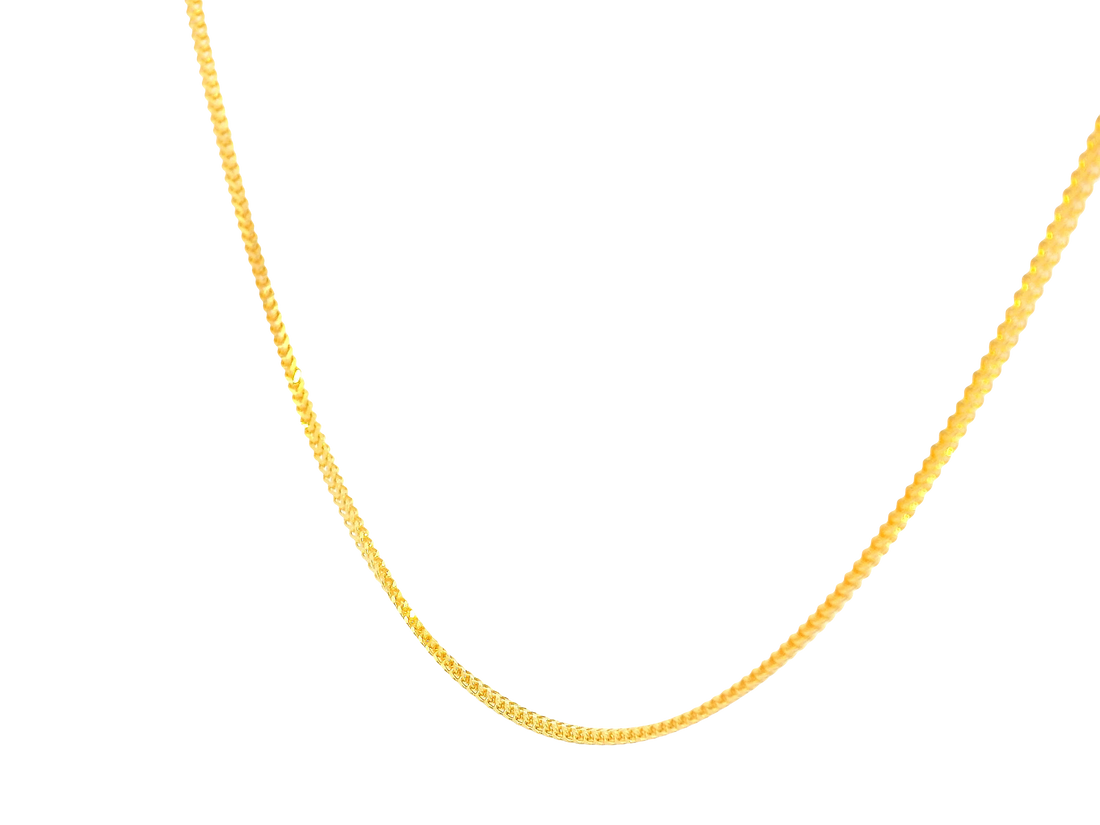 22K Yellow Gold Chain  with Lobster Lock