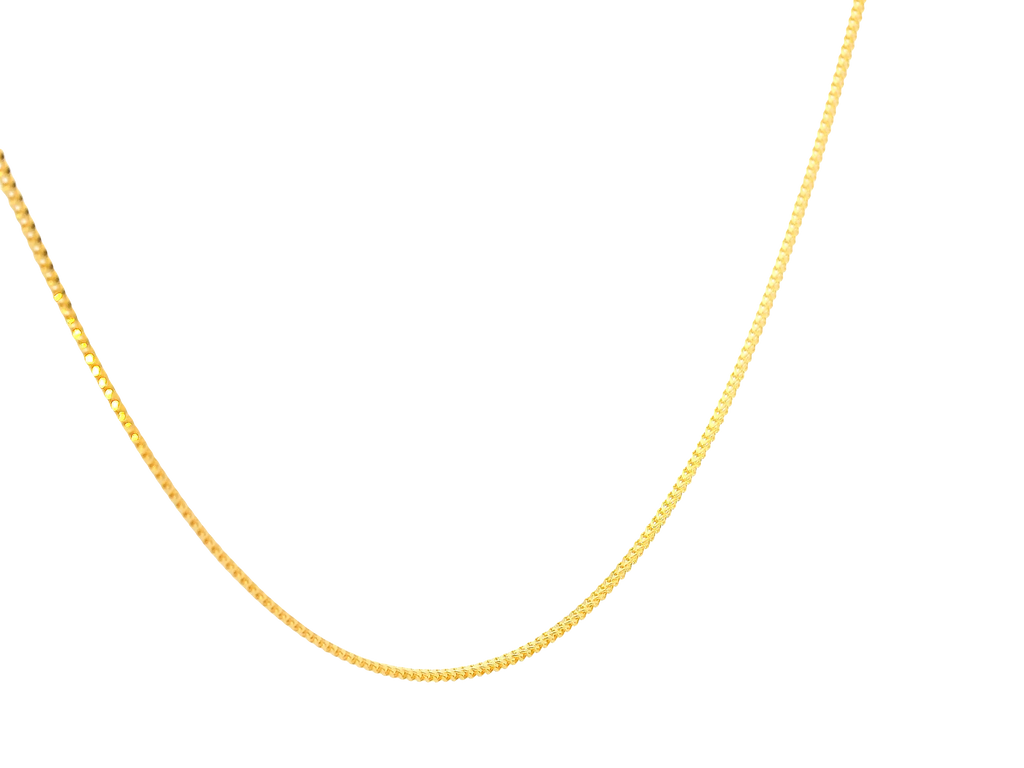 22K Yellow Gold Chain with Lobster Lock
