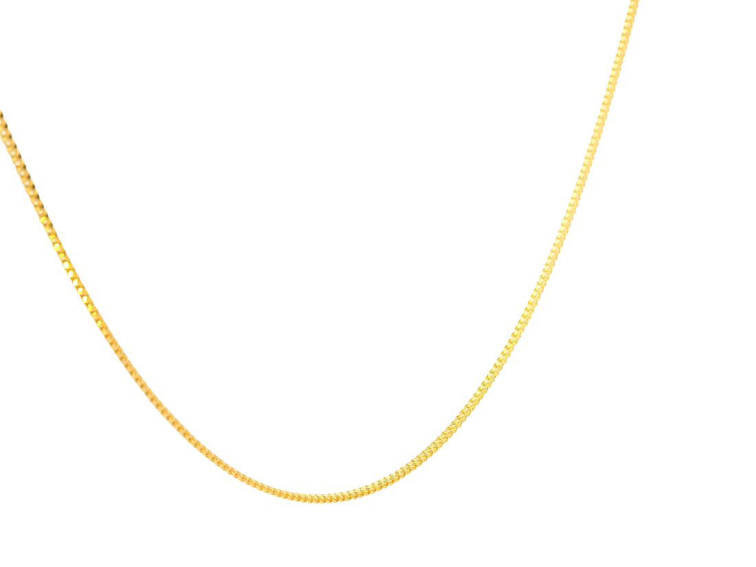 22K Yellow Gold Chain with Lobster Lock