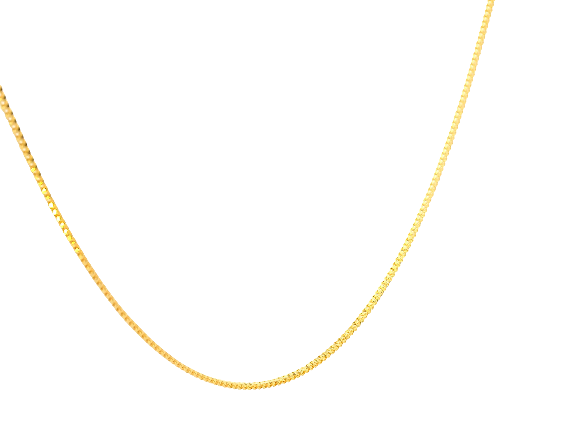 22K Yellow Gold Chain with Lobster Lock