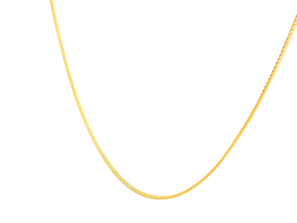 22K Yellow Gold Chain with Lobster Lock