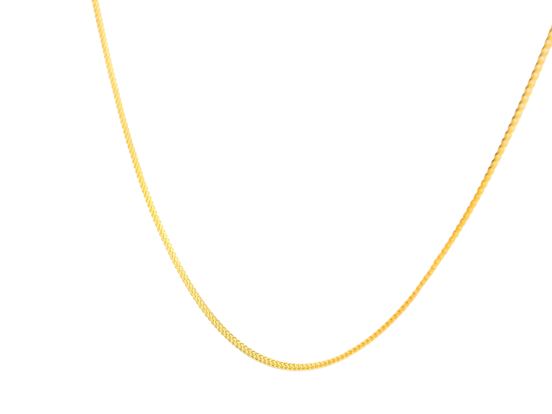 22K Yellow Gold Chain with Lobster Lock