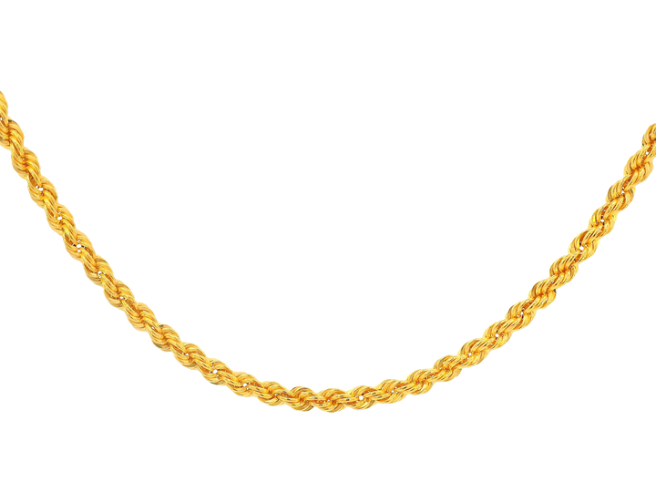 22K Yellow Gold Chain with Lobster Lock