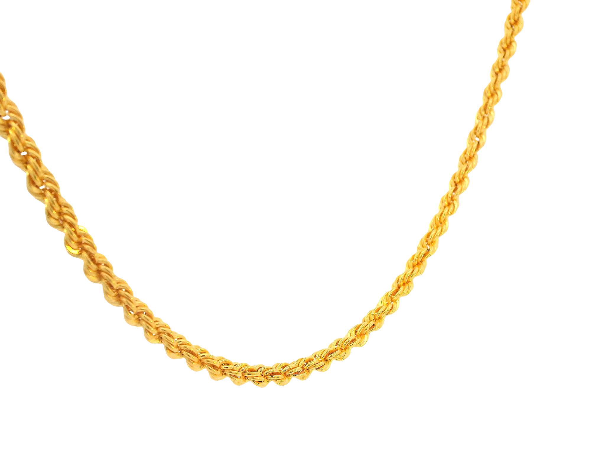 22K Yellow Gold Chain with Lobster Lock