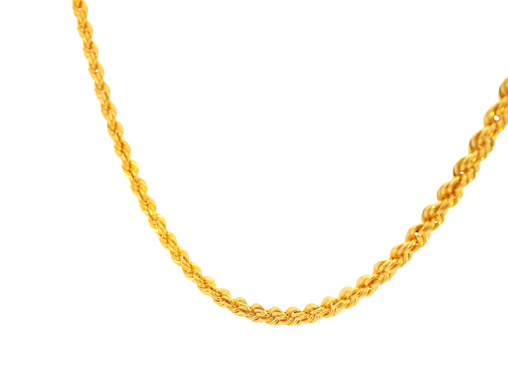 22K Yellow Gold Chain with Lobster Lock