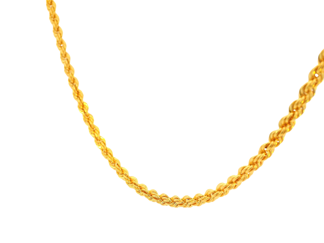 22K Yellow Gold Chain with Lobster Lock