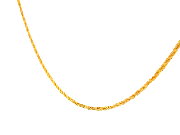 22K Yellow Gold Chain with Lobster Lock