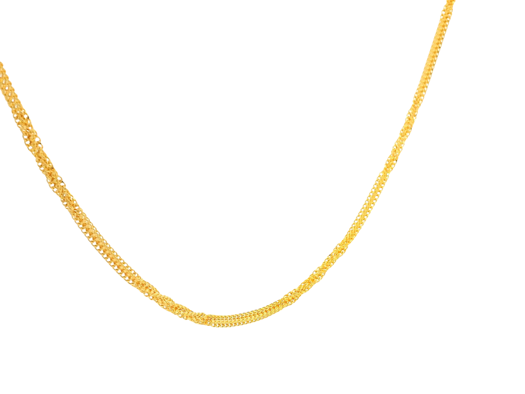 22K Yellow Gold Chain with Lobster Lock