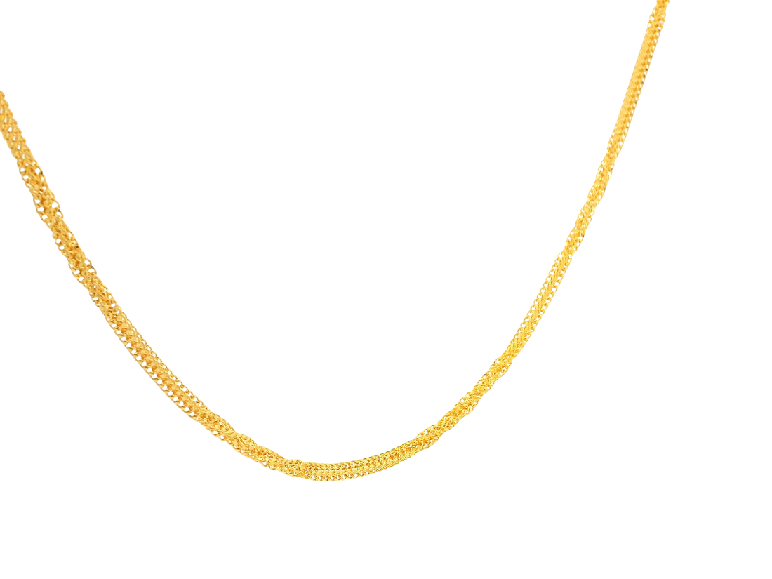 22K Yellow Gold Chain with Lobster Lock