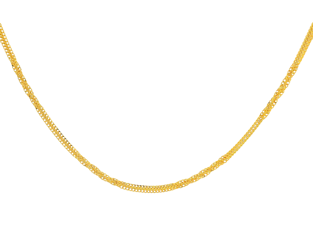 22K Yellow Gold Chain with Lobster Lock