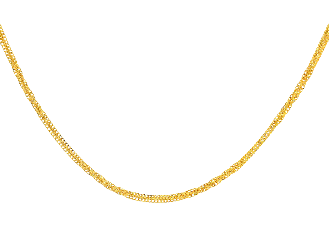 22K Yellow Gold Chain with Lobster Lock