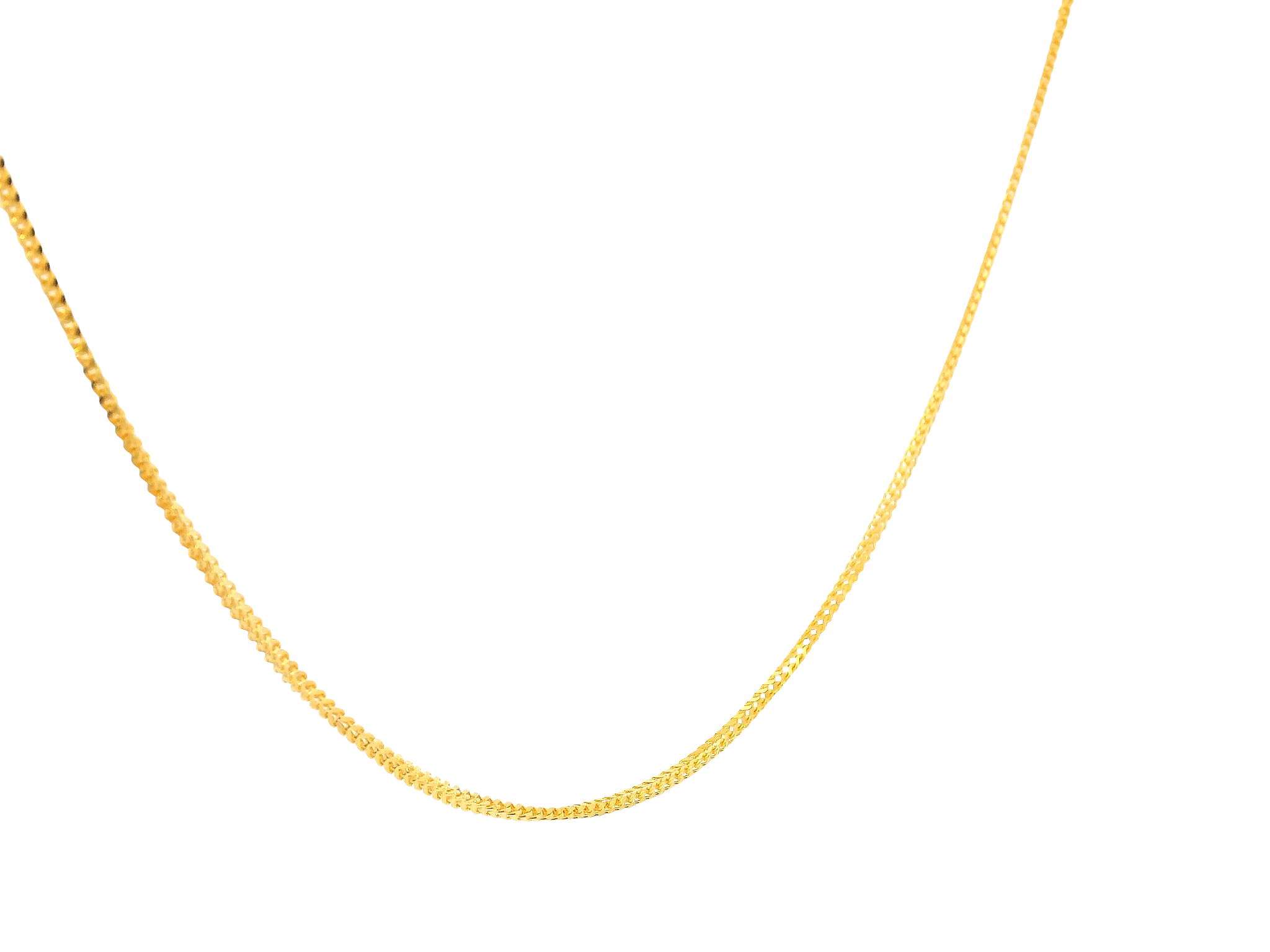 22K Yellow Gold Chain with Lobster Lock