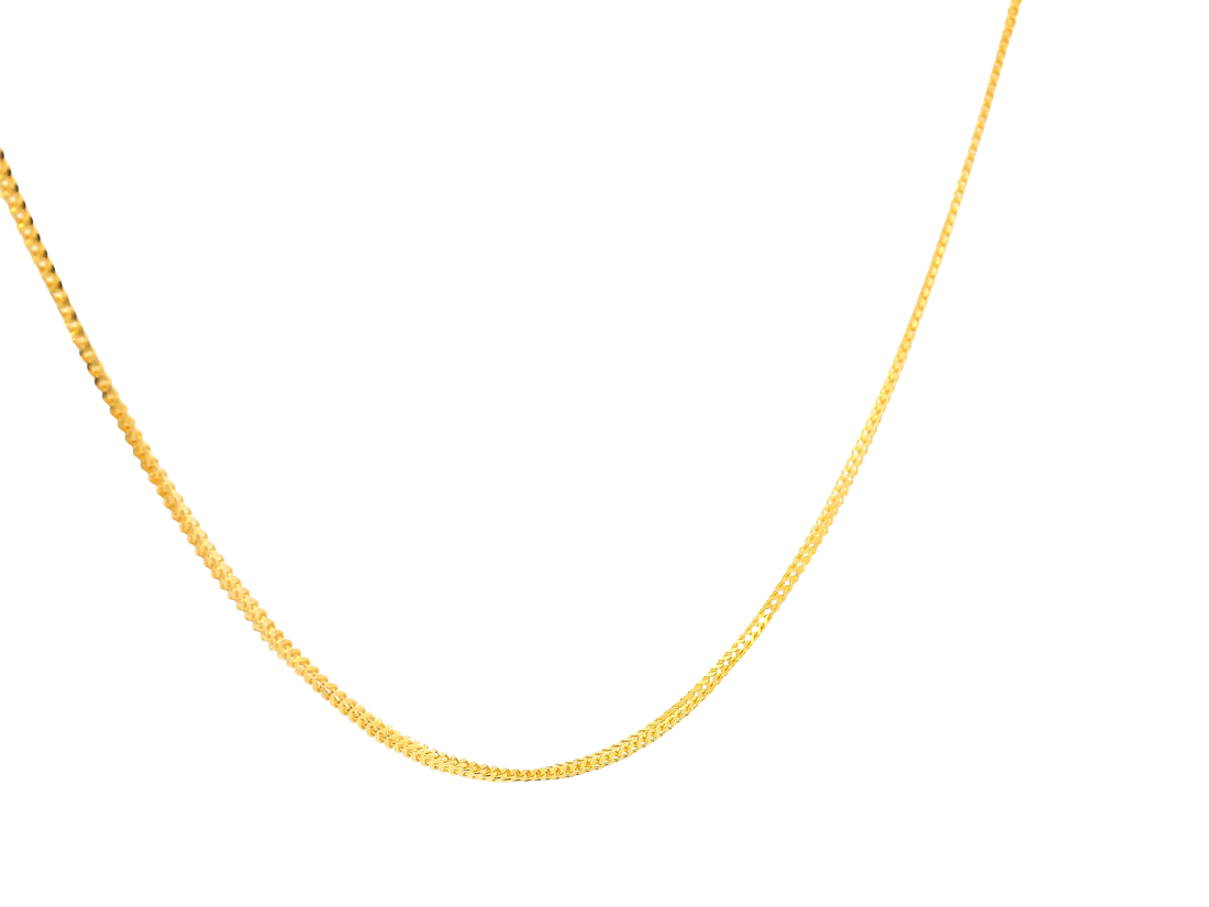 22K Yellow Gold Chain with Lobster Lock