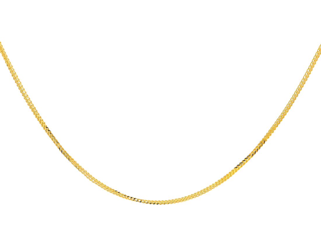 22K Yellow Gold Chain with Lobster Lock