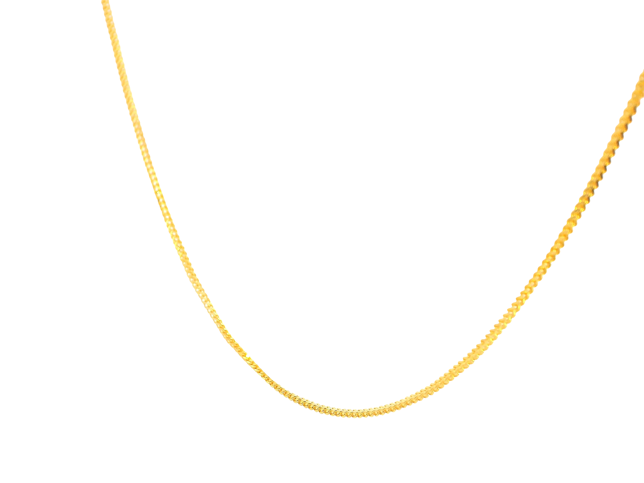 22K Yellow Gold Chain with Lobster Lock