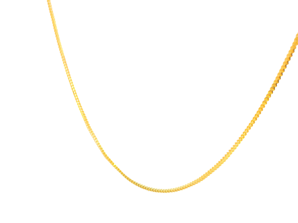 22K Yellow Gold Chain with Lobster Lock