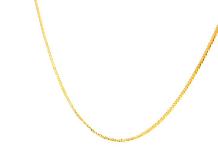 22K Yellow Gold Chain with Lobster Lock