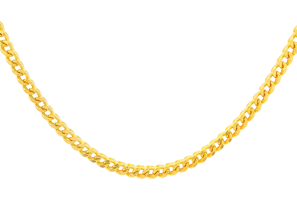 22K Yellow Gold Chain with Lobster Lock