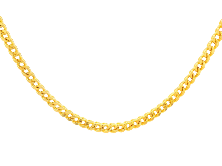 22K Yellow Gold Chain with Lobster Lock