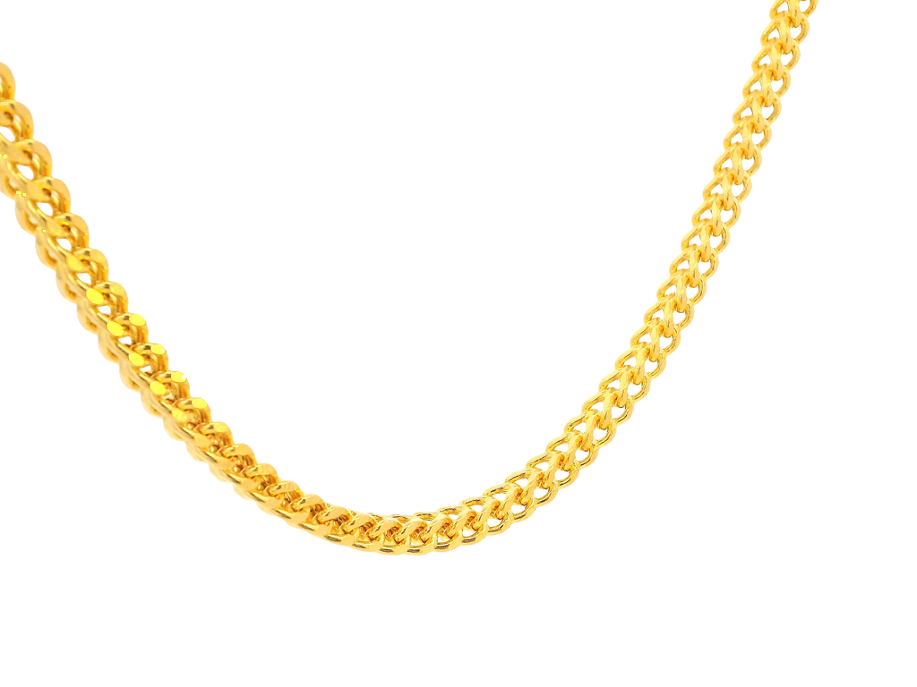 22K Yellow Gold Chain with Lobster Lock