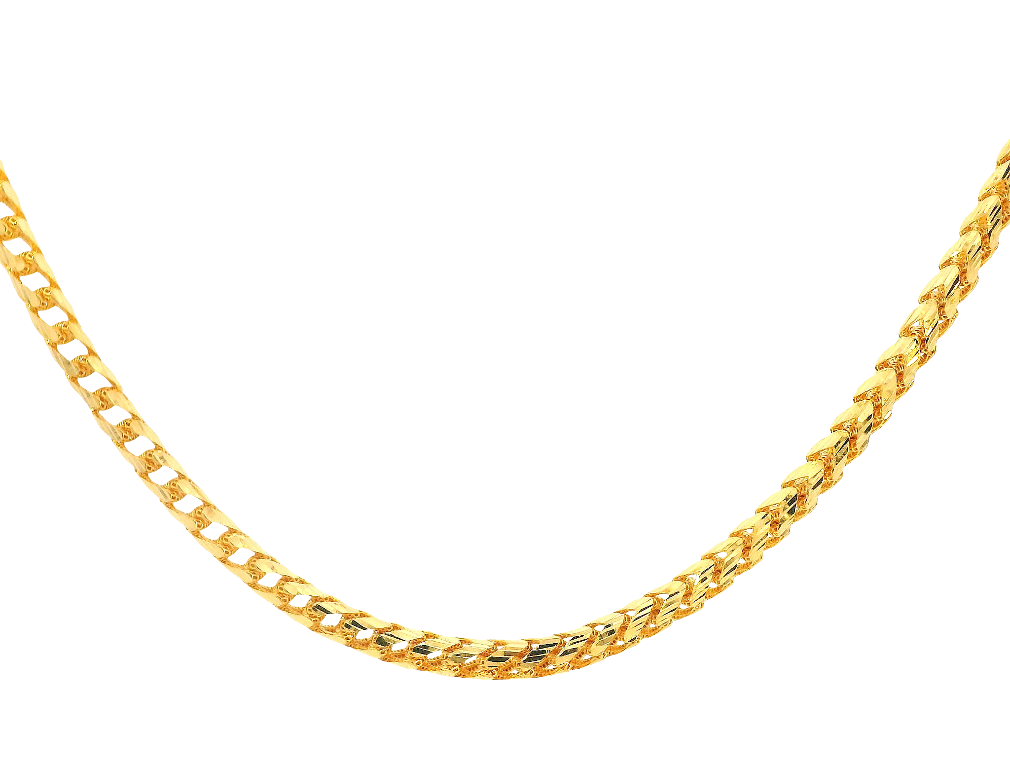 22K Yellow Gold Chain  with Lobster Lock