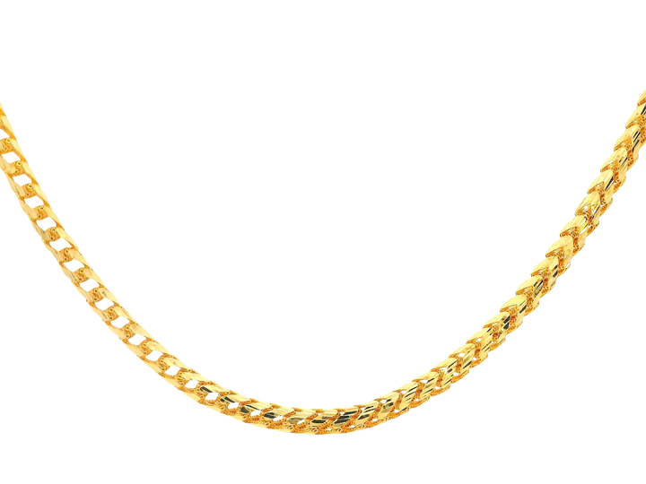 22K Yellow Gold Chain  with Lobster Lock