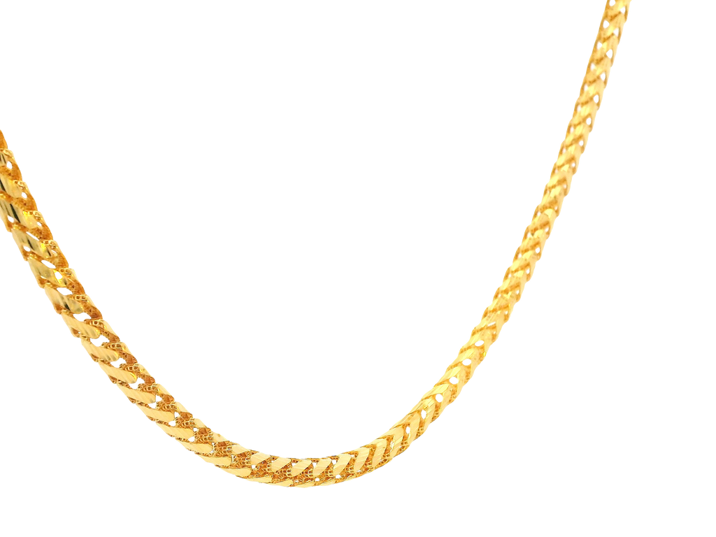 22K Yellow Gold Chain with Lobster Lock