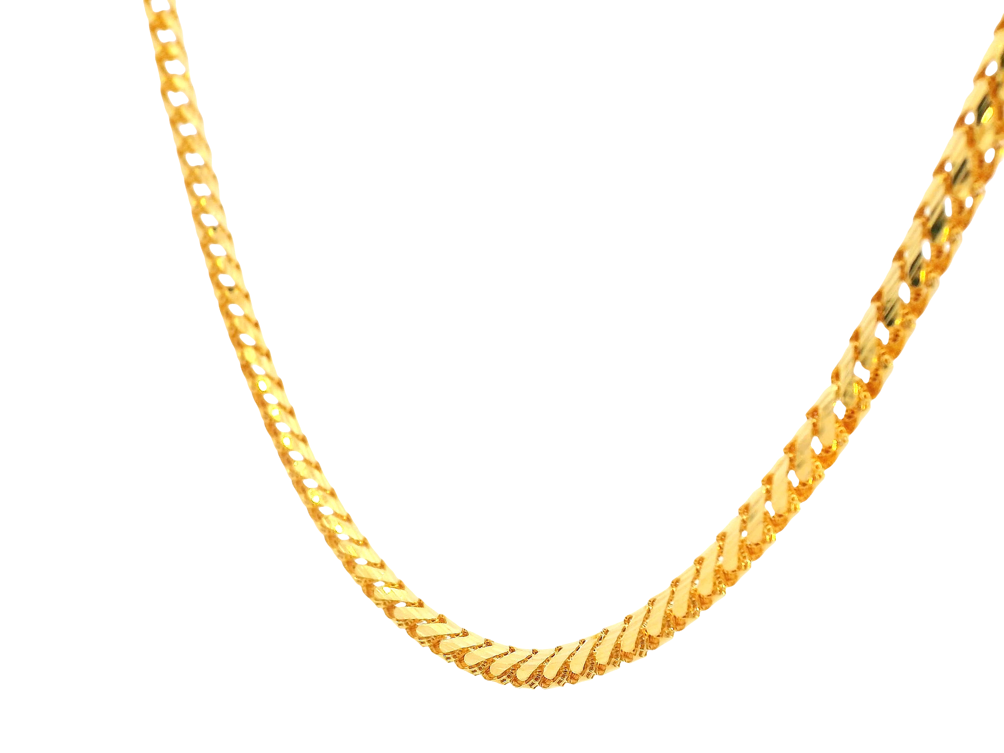 22K Yellow Gold Chain  with Lobster Lock