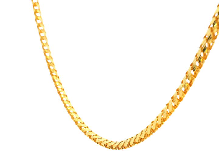22K Yellow Gold Chain  with Lobster Lock