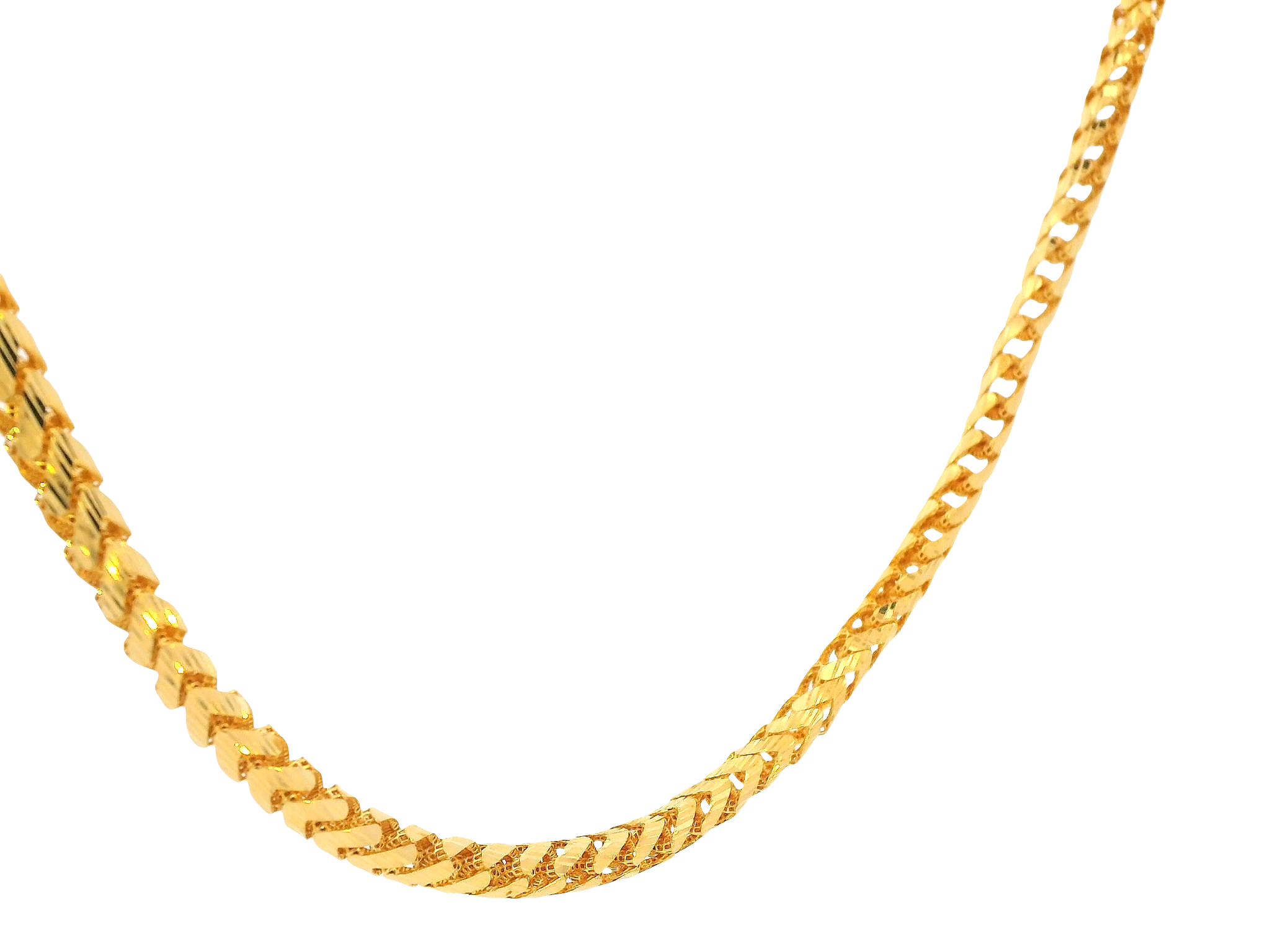 22K Yellow Gold Chain with Lobster Lock