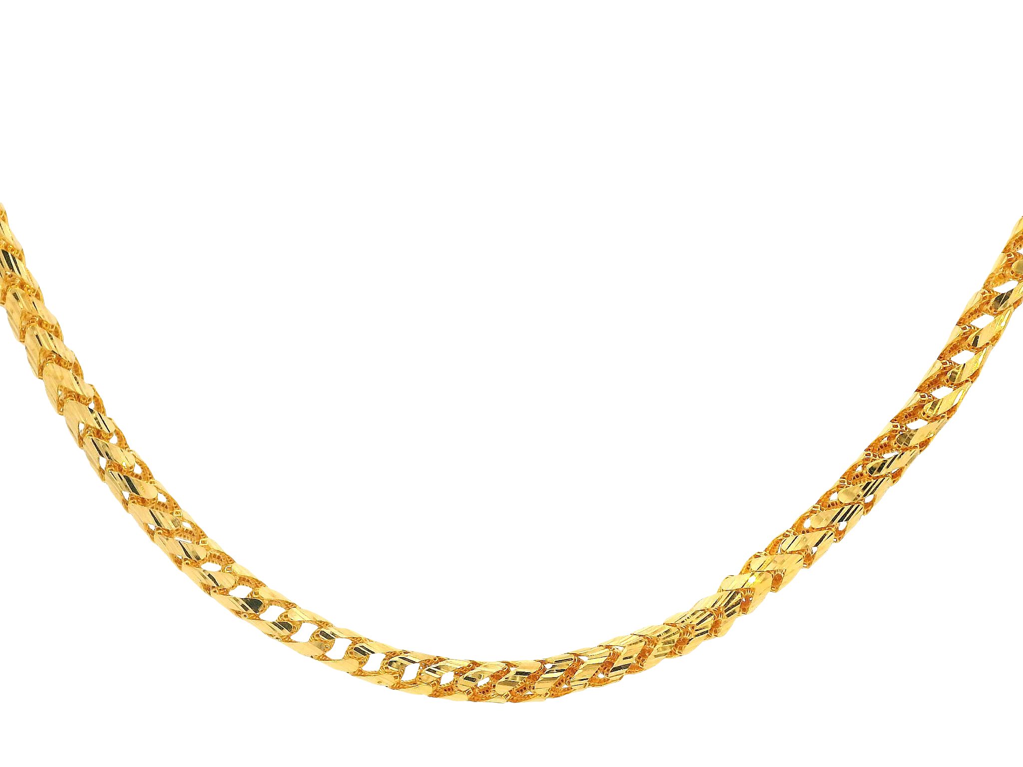 22K Yellow Gold Chain with Lobster Lock