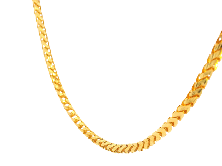 22K Yellow Gold Chain with Lobster Lock