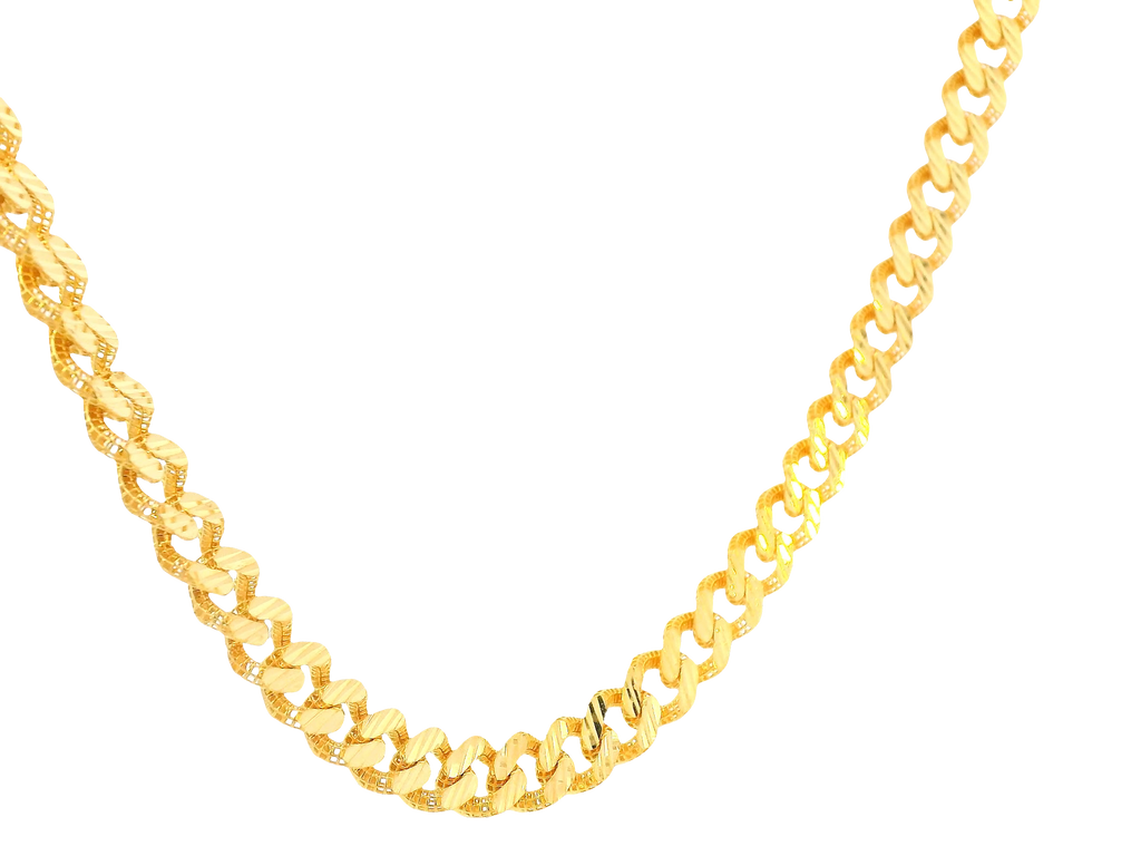 22K Yellow Gold Chain with Lobster Lock