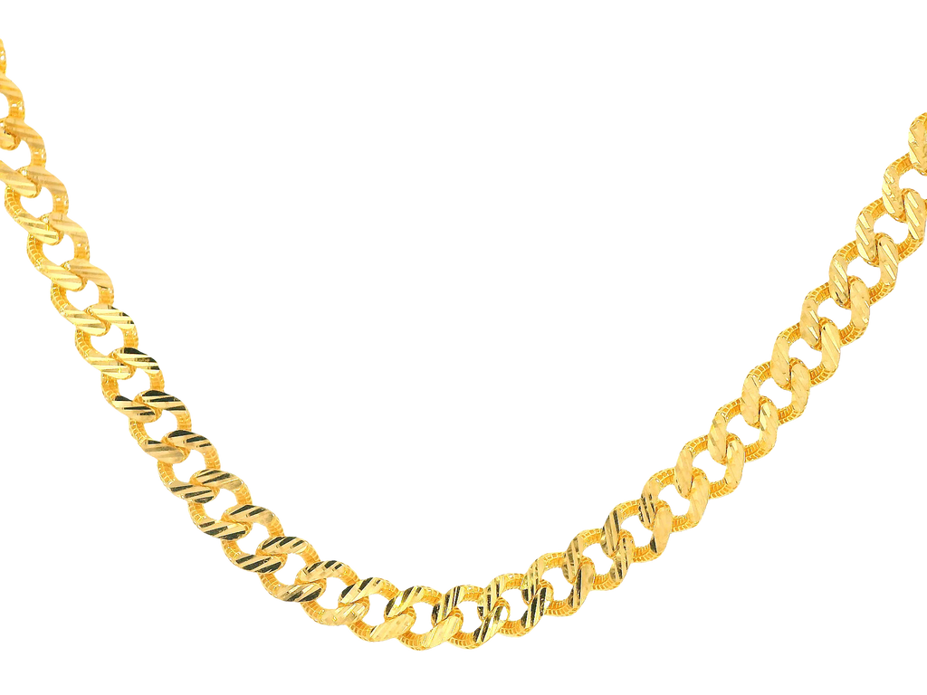 22K Yellow Gold Chain with Lobster Lock
