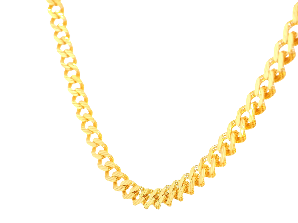 22K Yellow Gold Chain with Lobster Lock